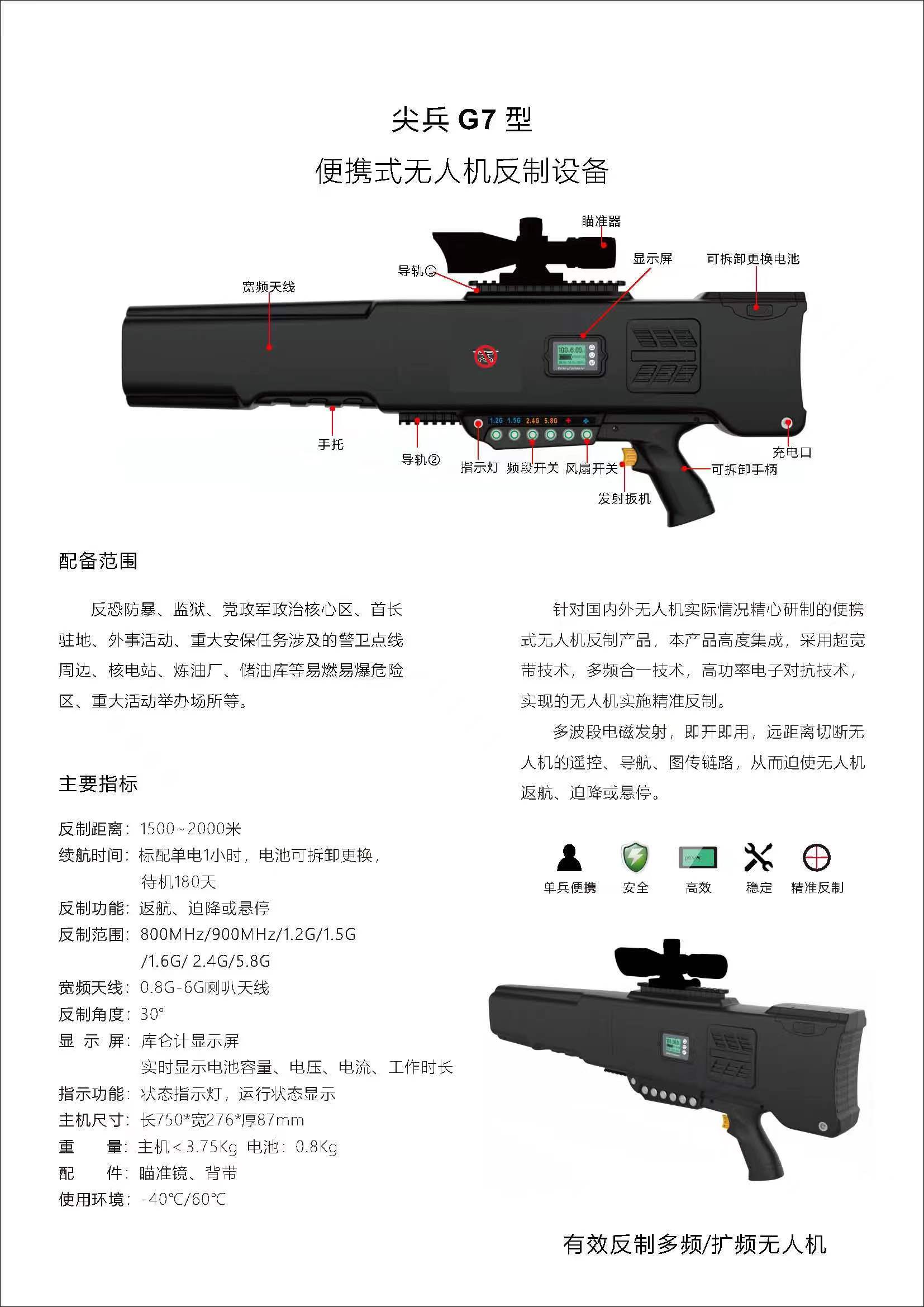 手持式無(wú)人機(jī)管控設(shè)備